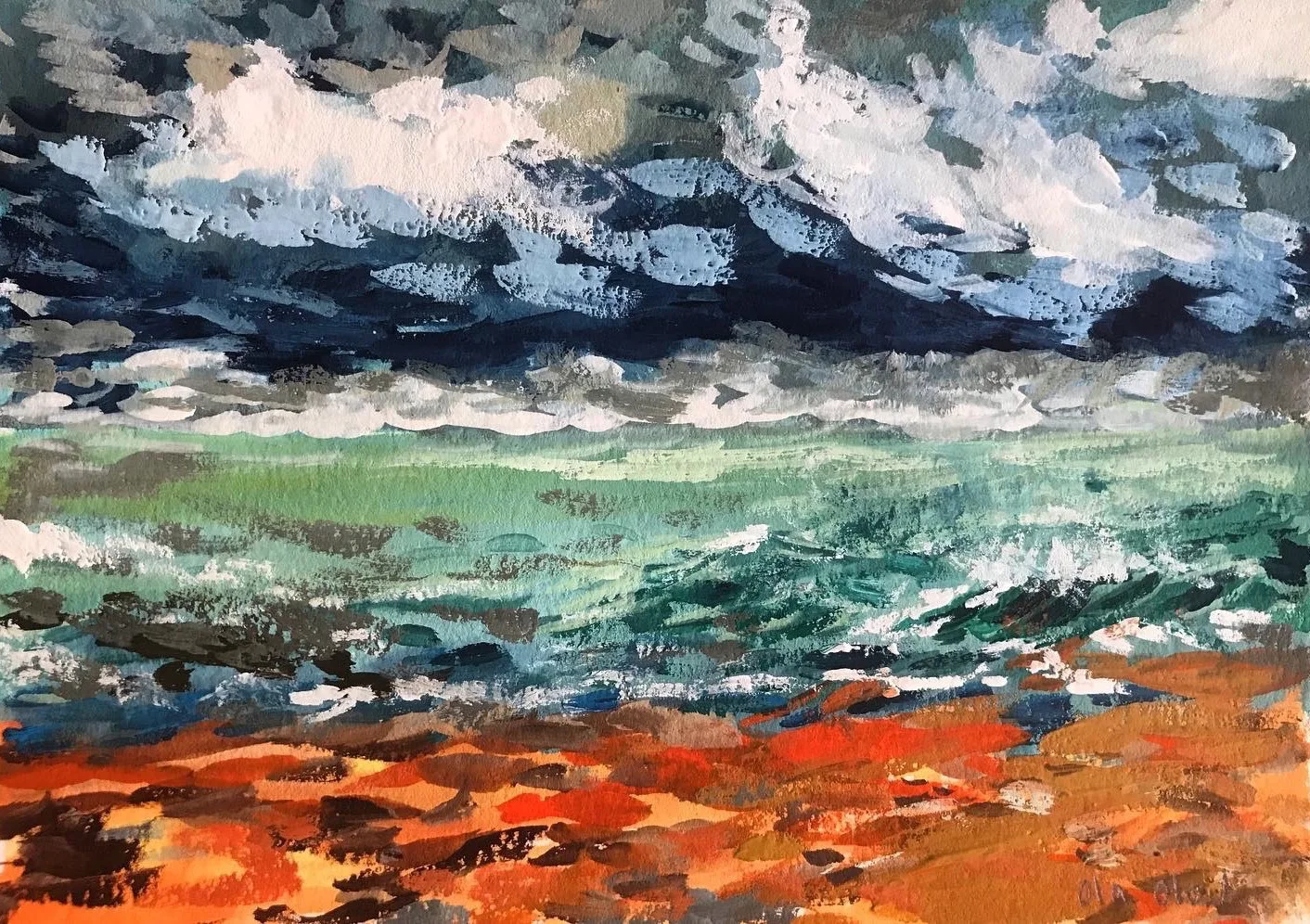 Small seascape sketch