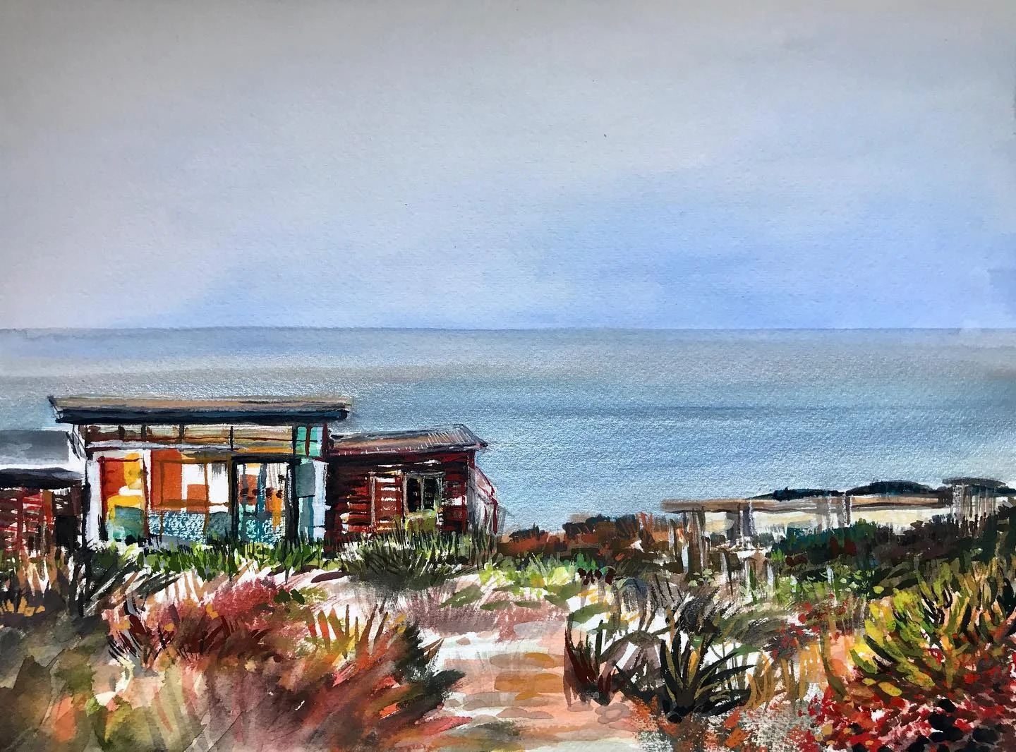 Sutro Baths and coastal gardens, San Francisco