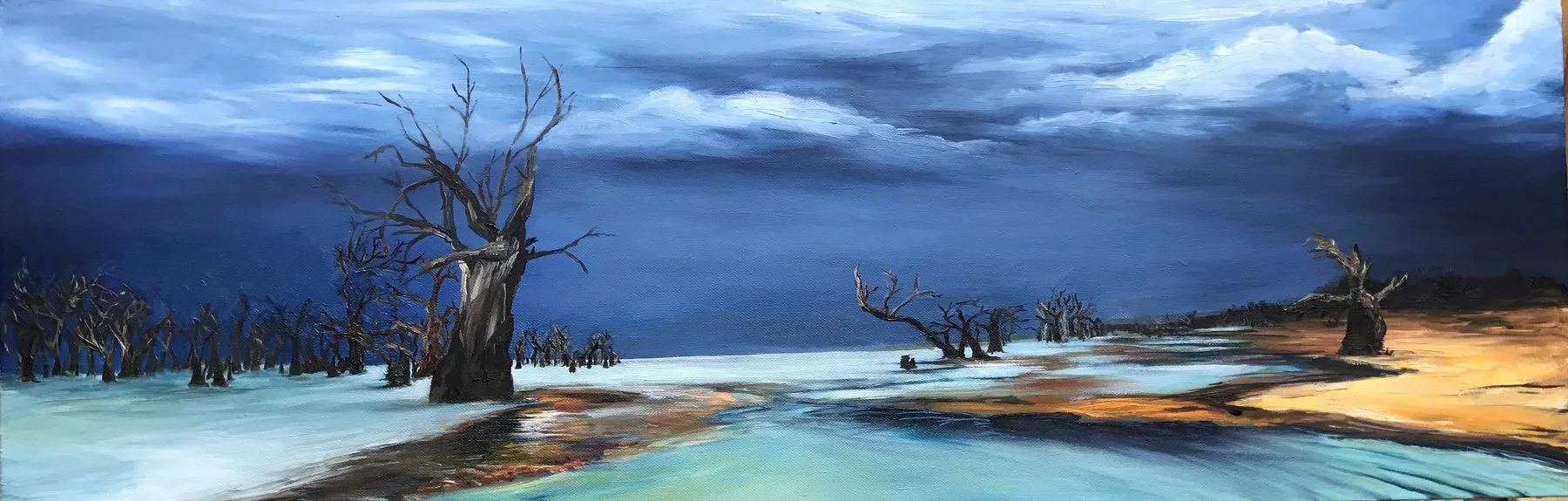 Quiet Storm in Australia, artwork by Ola Olow
