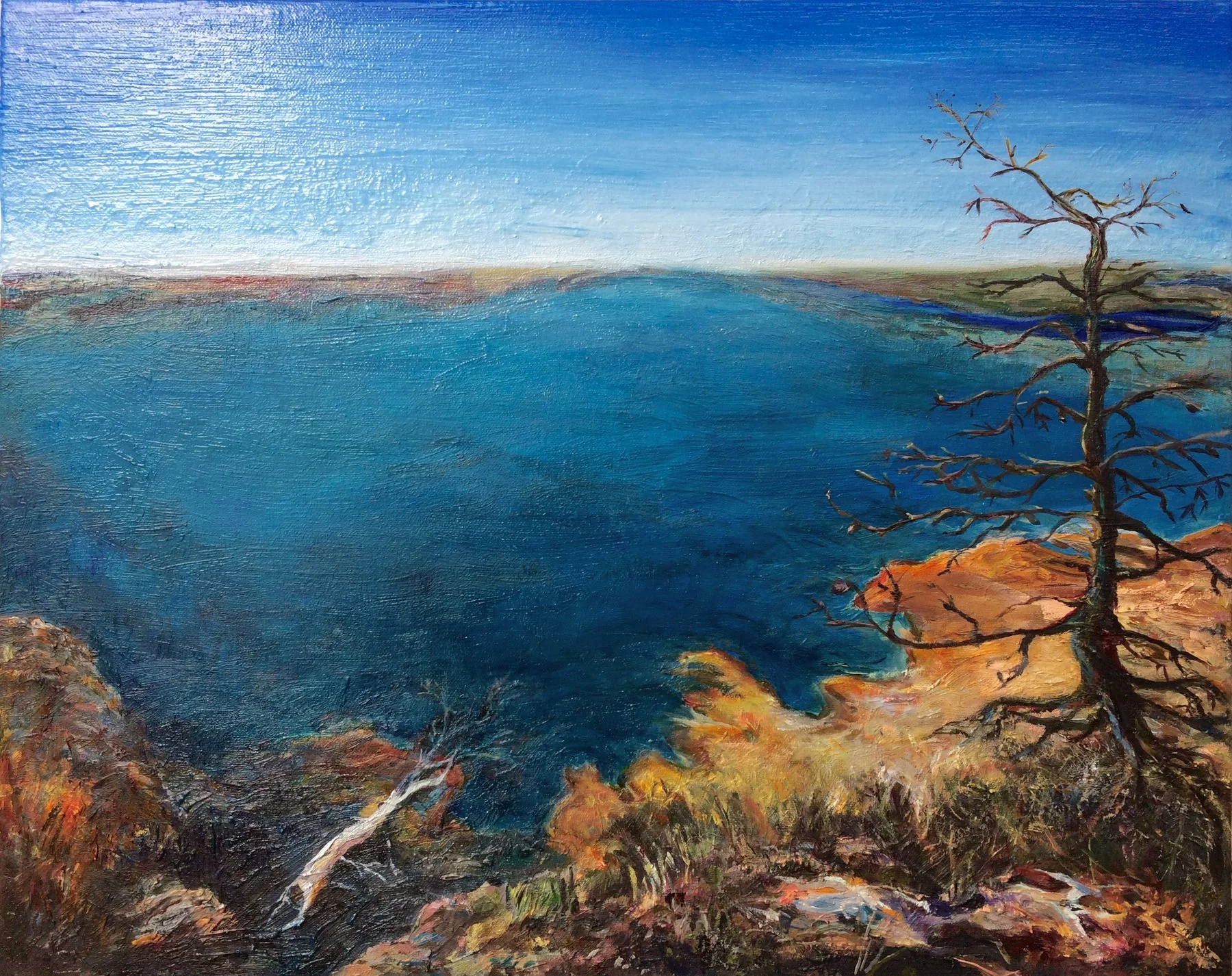 Yellowstone national park - midway geyser basin, artwork by Ola Olow