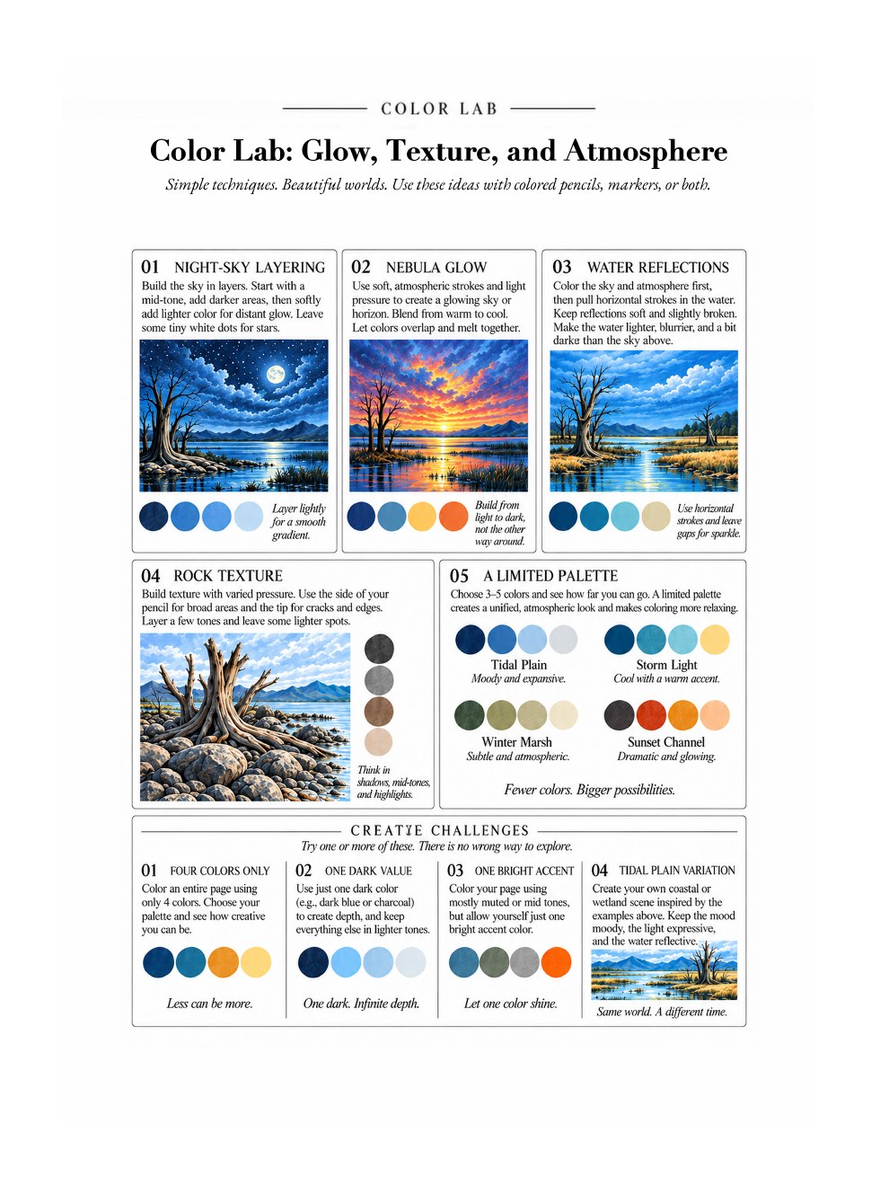 Color Lab, a page from Other Worlds