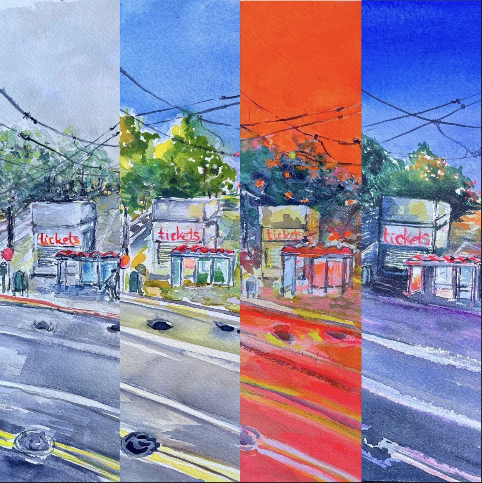 Morning, Afternoon, Firelight, Dusk, shown in SUPERHYPERLOCAL ’26